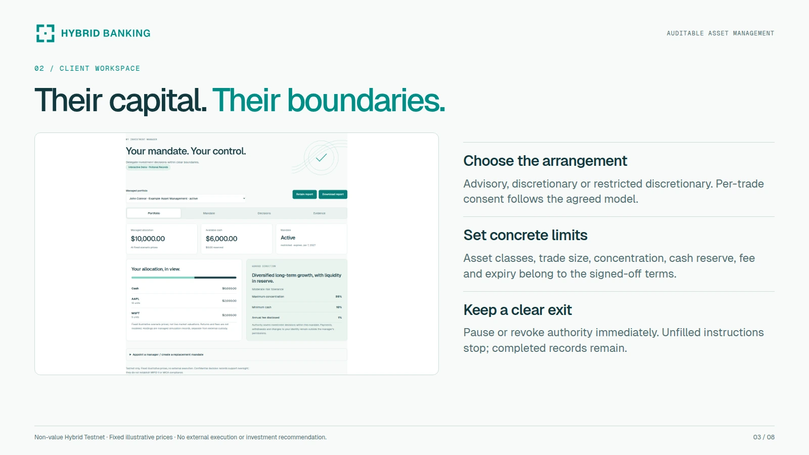 Preview of Your mandate. Their expertise.