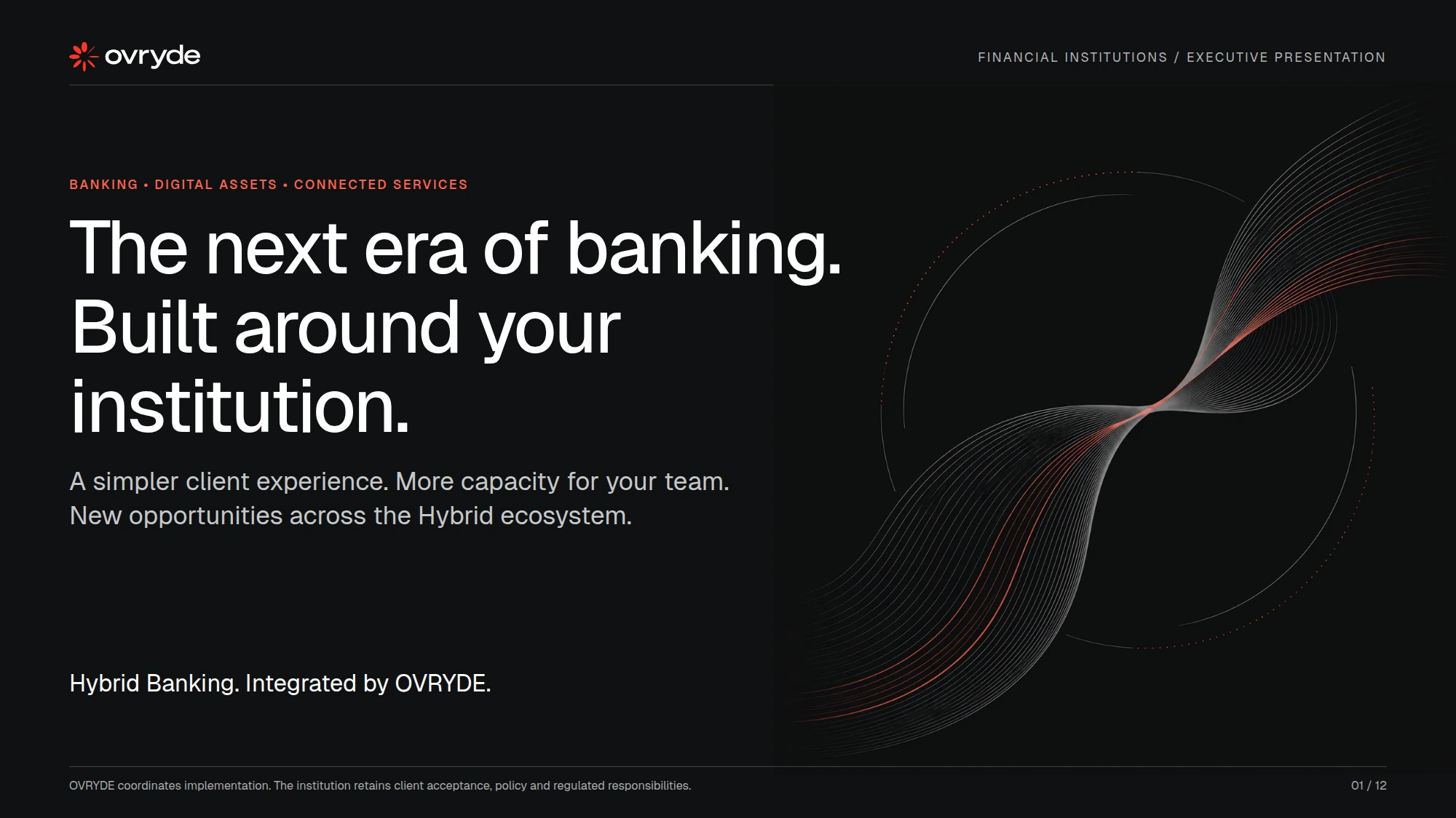 Preview of OVRYDE: the next era of banking.